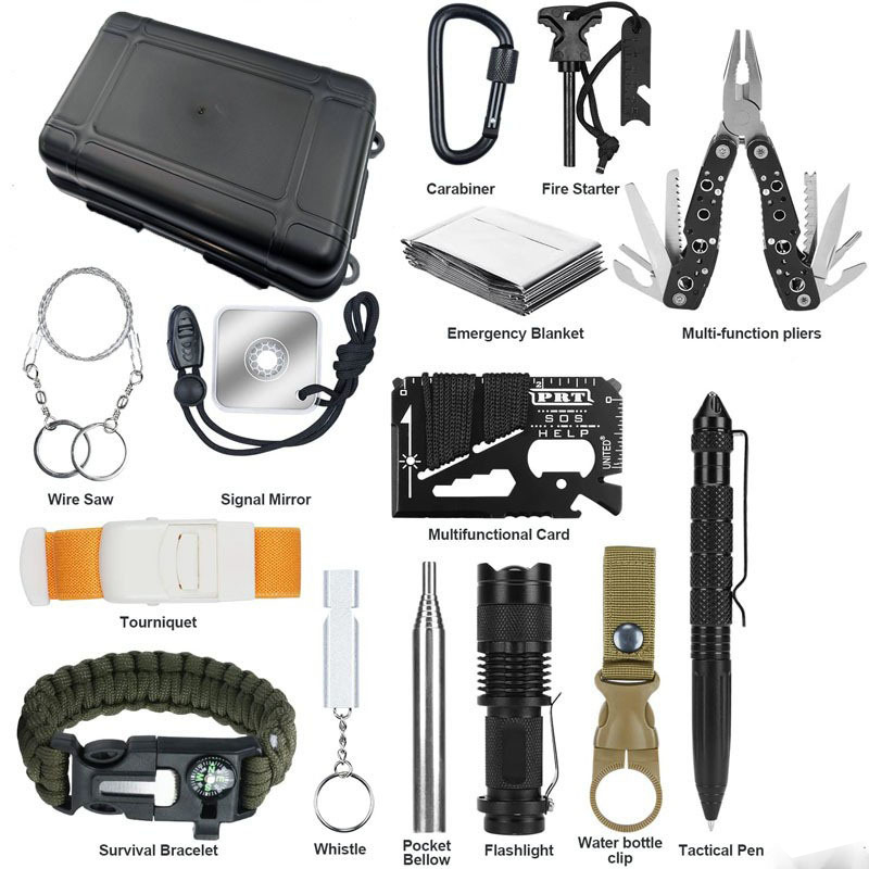 Fishing Gear - Kit di Sopravvivenza Hongrui DIY Compatto