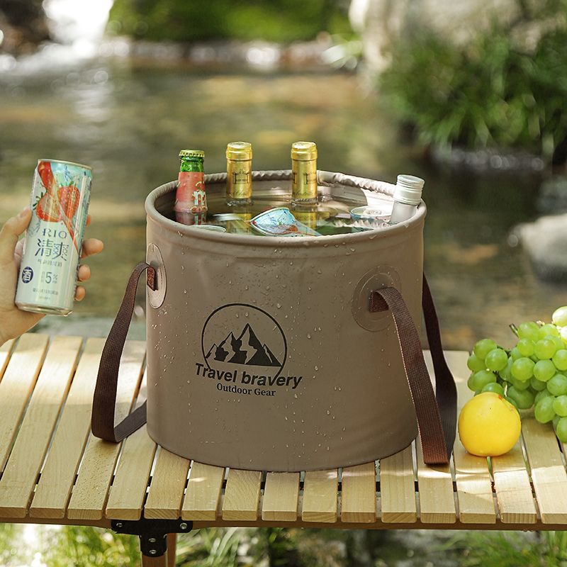 Fishing Equipment And Gear - Secchio pieghevole per auto, impermeabile, lavabo