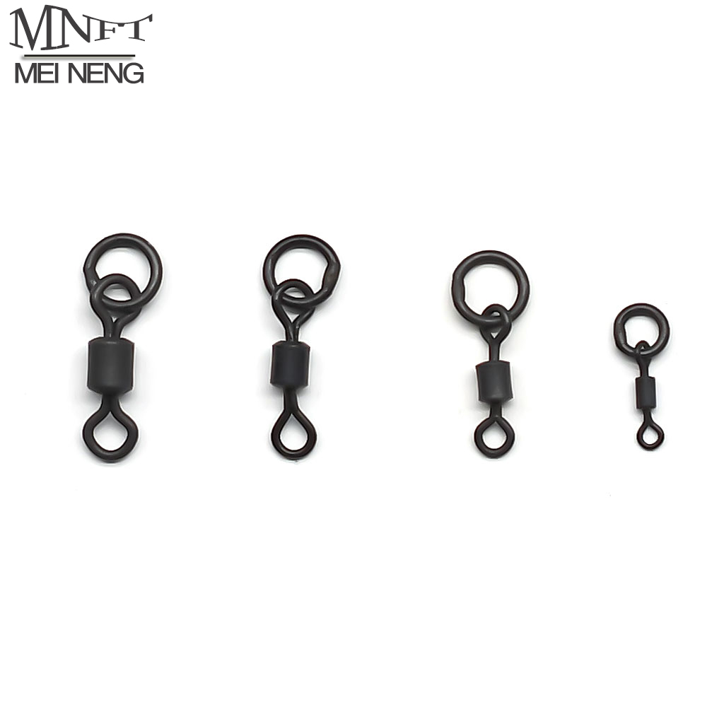 Fishing Swivel Connector - MNFT 40 pezzi con anello flessibile