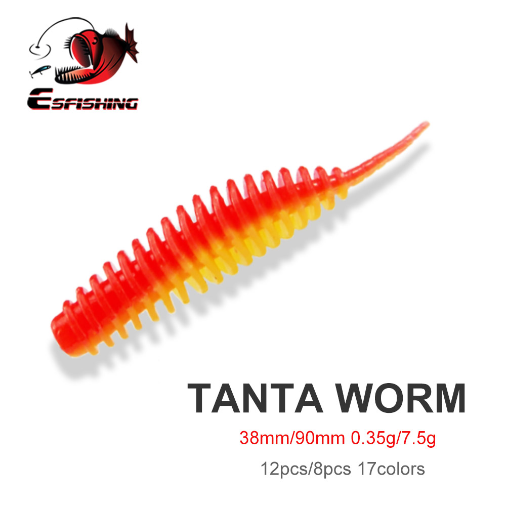 Fishing Equipment Ebay - ESFISHING Esca Artificiale a Verme Tanta