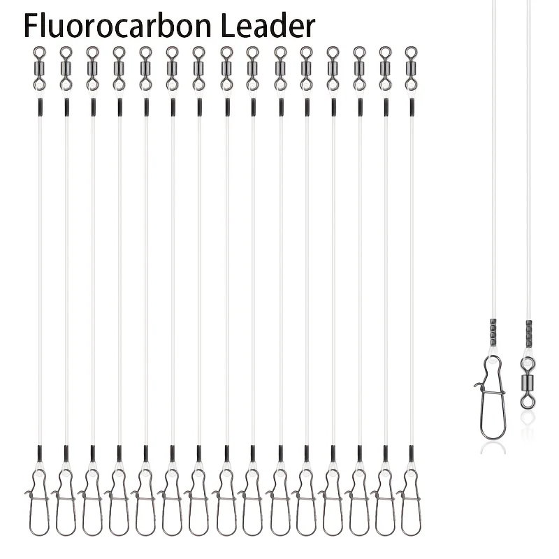 15 pezzi di filo in fluorocarb - Fishing Swivel Connector recensione e prezzo