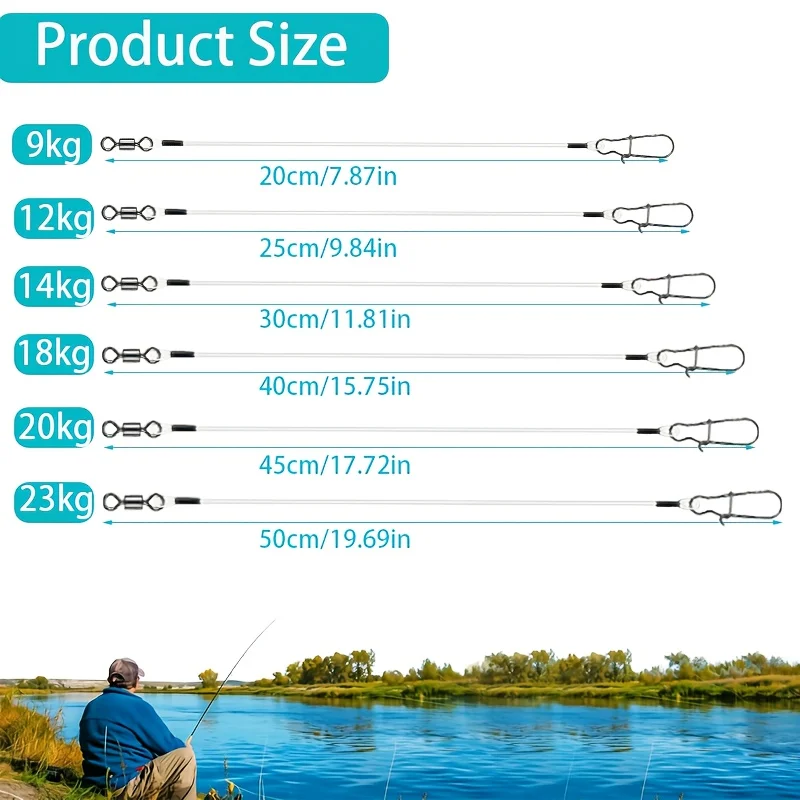 15 pezzi di filo in fluorocarb - Fishing Swivel Connector recensione e prezzo