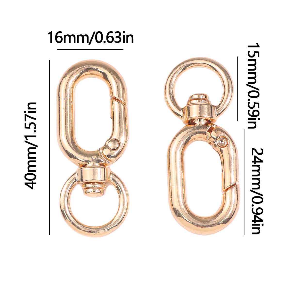 Moschettoni Girevoli Ovali in  - Fishing Swivel Connector recensione e prezzo